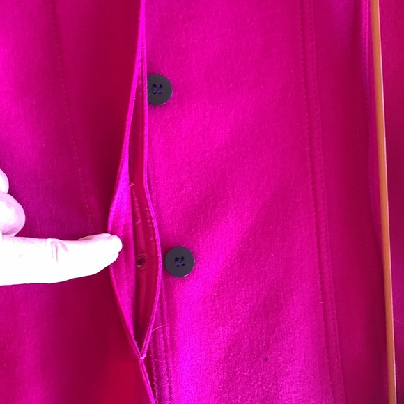 LOUIS FERAUD trophy vintage pink wool suit, tailored skirt & jacket. 6 EUC - Picture 6 of 17